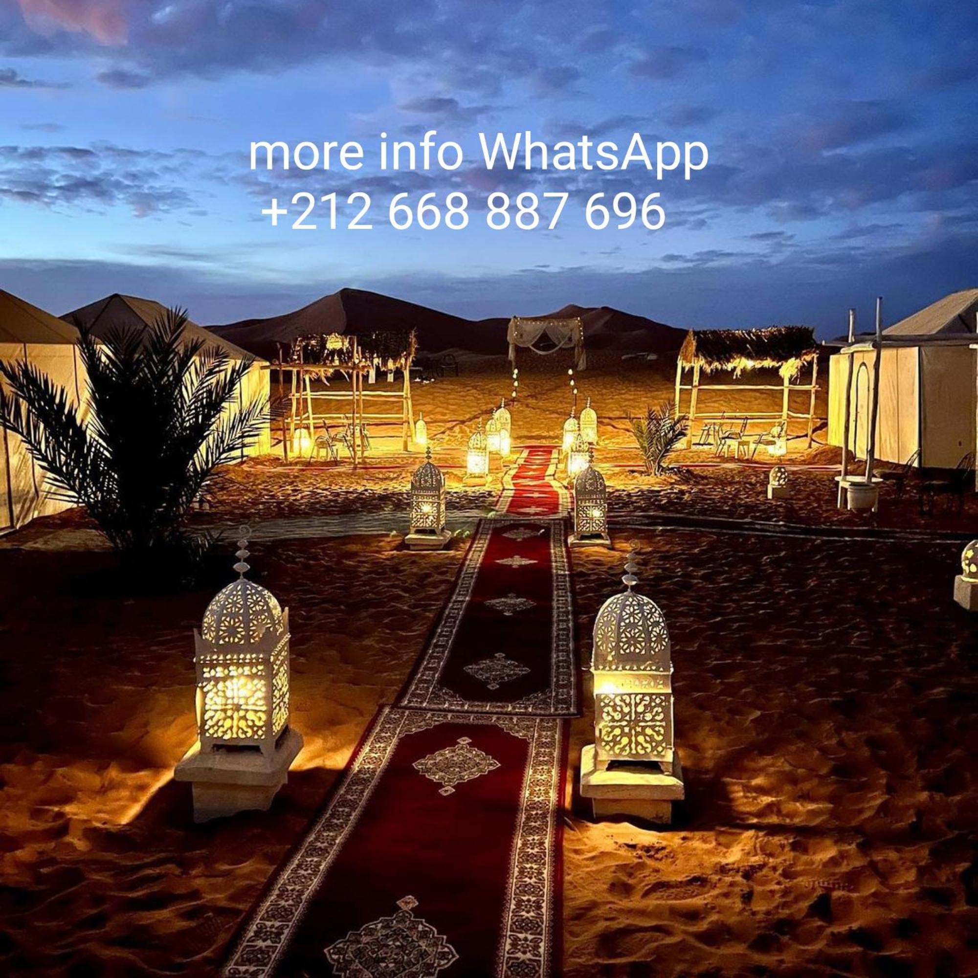 Отель Ahlam Luxury Camp Мерзуга Экстерьер фото